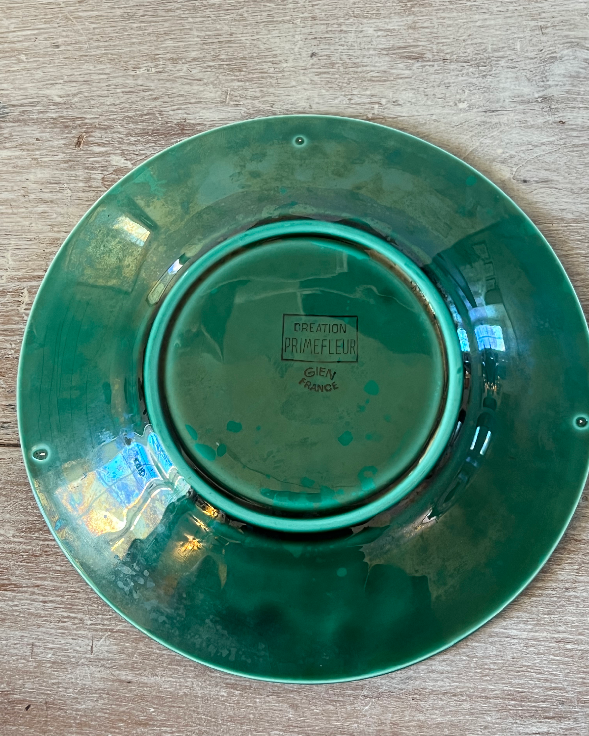 Assiette porcelaine de Gien 2